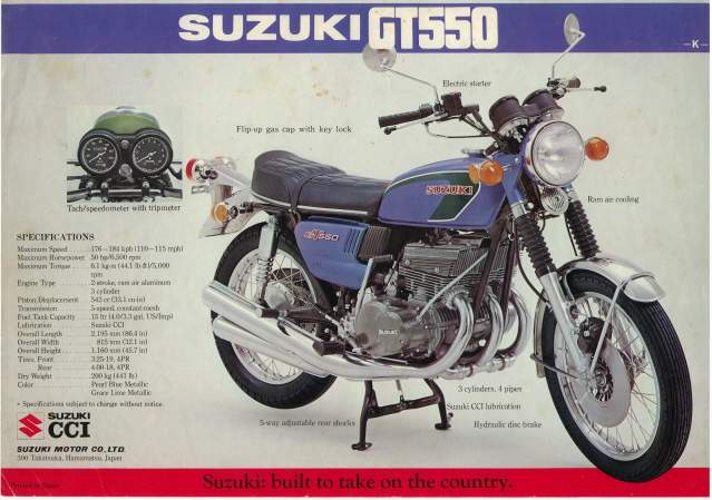1973 Suzuki GT 550K
